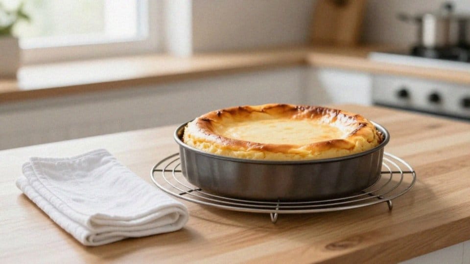 Jak piec i studzić sernik z 1 kg sera?
