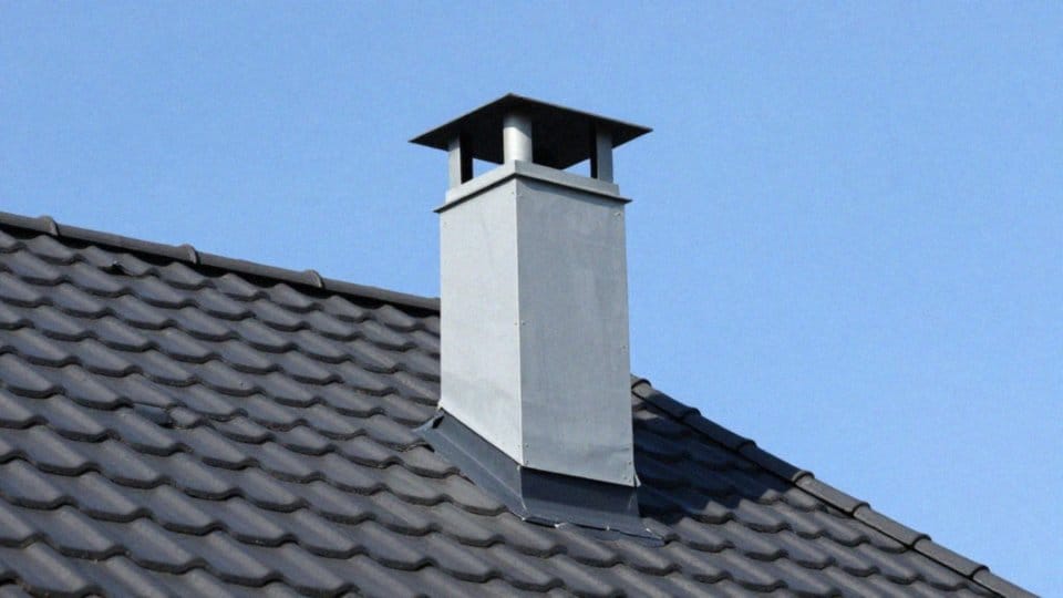 Jak ocieplić i wykończyć komin ponad dachem?