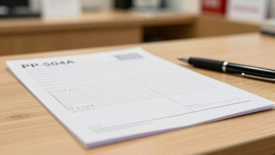Jak wypełnić formularz PP-504A?