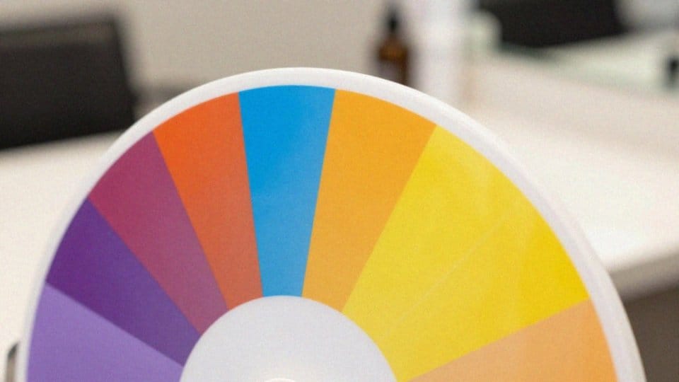 Jak teoria kolorów neutralizuje pomarańczowy odcień?