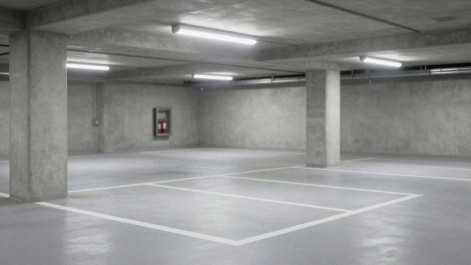 Jak zmienia się wielkość miejsca parkingowego w garażu?