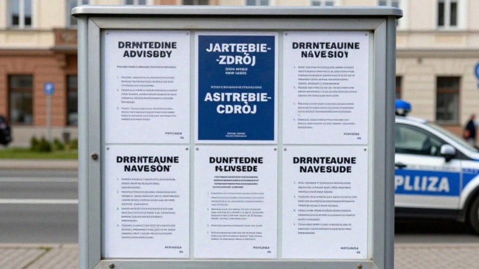 W jaki sposób policja publikuje informacje drogowe w Jastrzębiu-Zdroju?