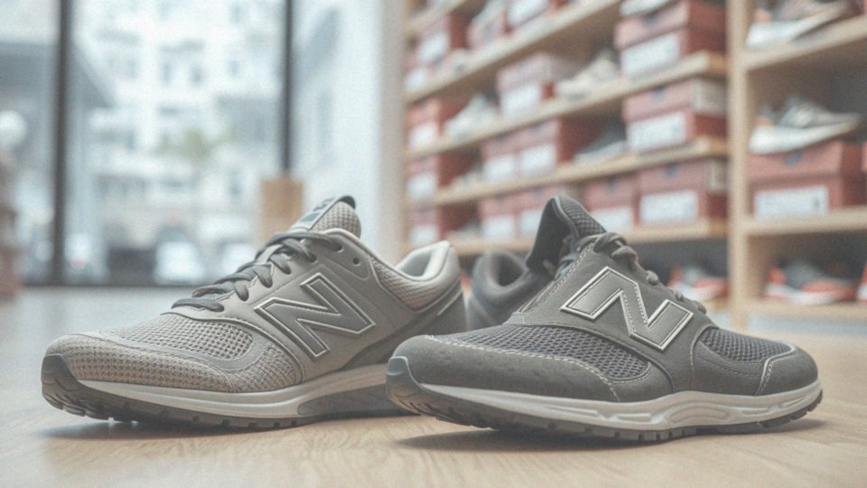 Jakie są różnice między szerokością B a D w butach New Balance?