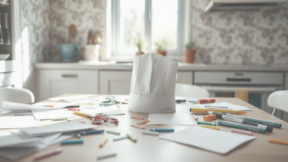 Jak zrobić czapkę kucharską dla dzieci?