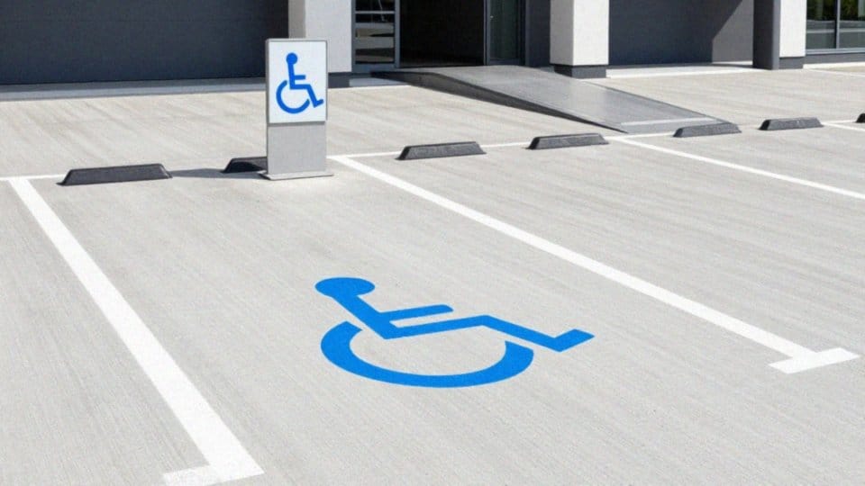 Jak projektować i oznaczać miejsca parkingowe dla osób niepełnosprawnych?