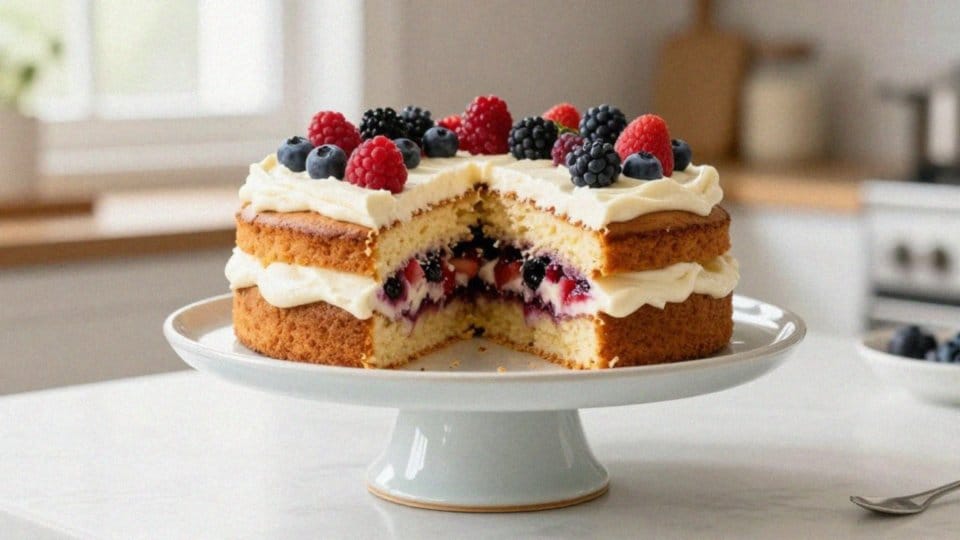 Jak przełożyć tort domowy owocami?