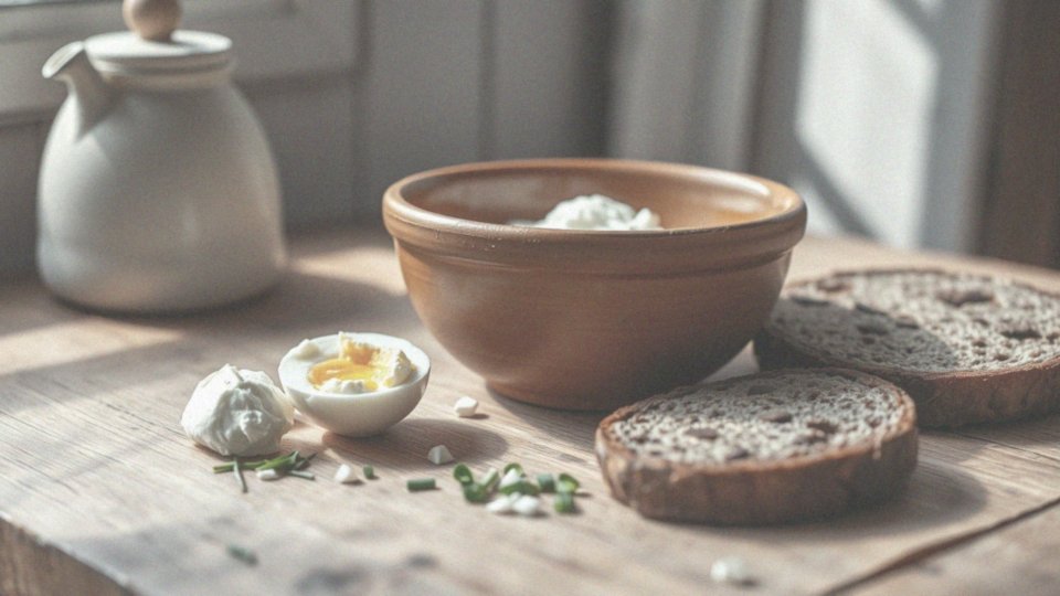 Jakie są odżywcze wartości pasty jajecznej z twarogiem?