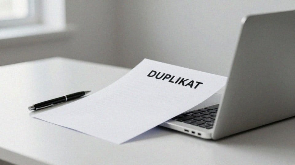 Jakie dane musi zawierać duplikat faktury?