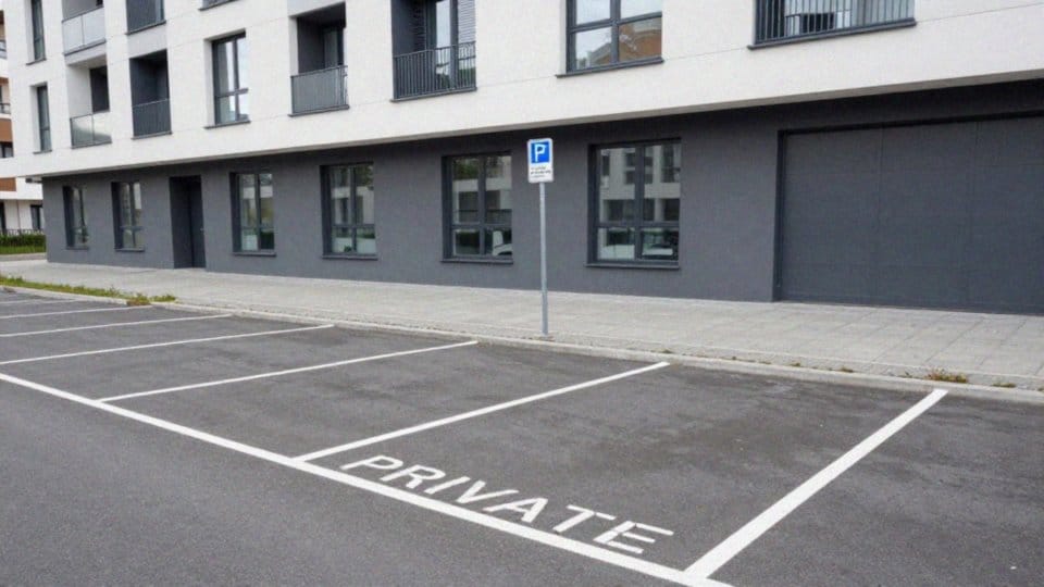 Jakie przepisy regulują prywatne miejsca parkingowe pod blokiem?